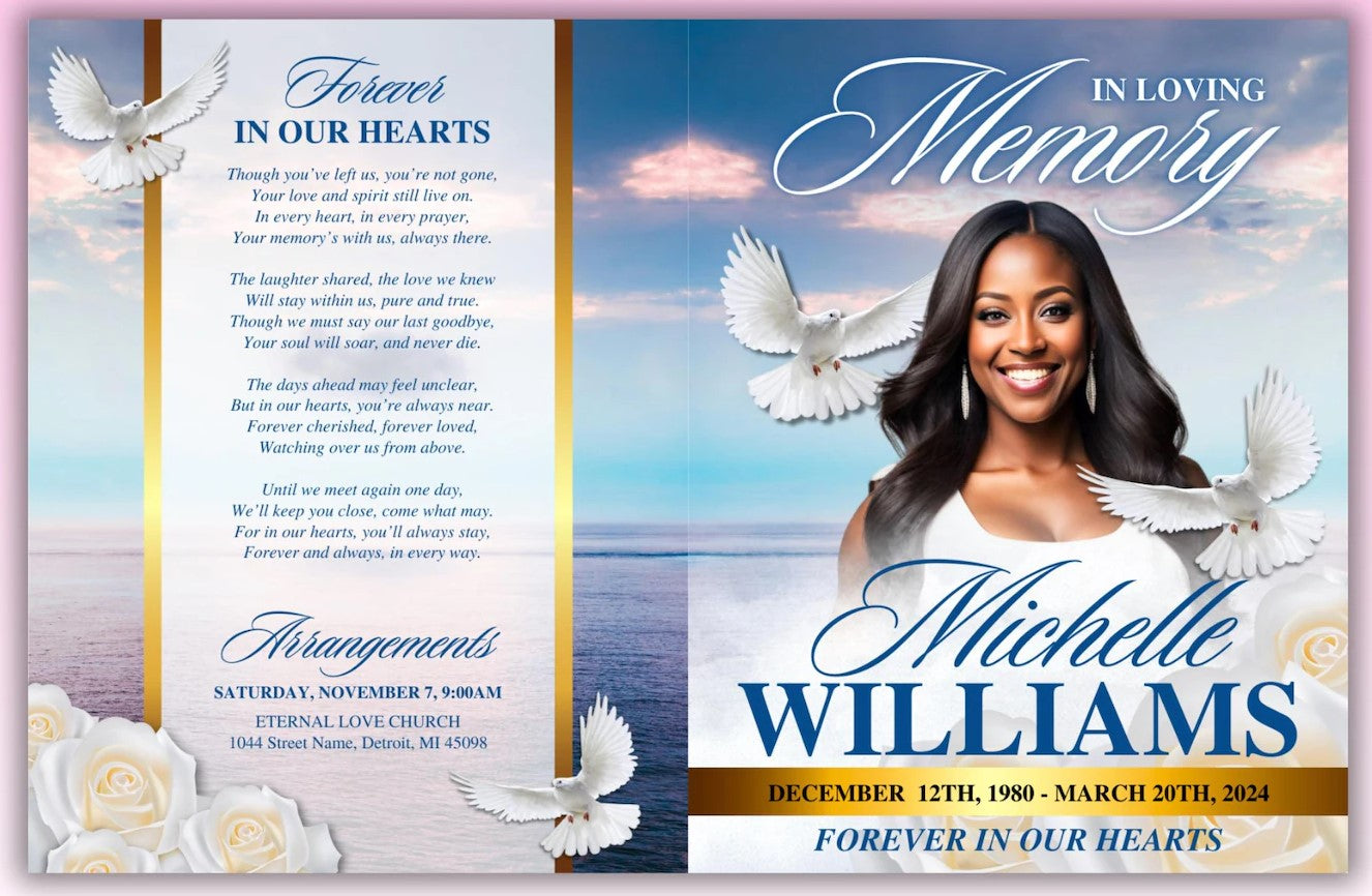 Perfected Memories 8-Page Obituary